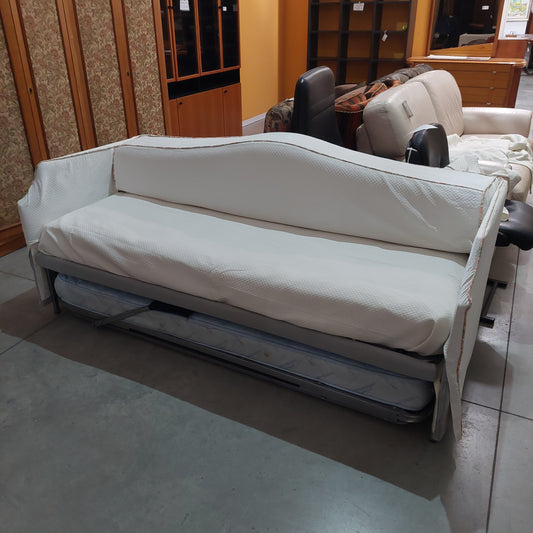 Divano Letto Bianco 2/letti Cm202x89x88h