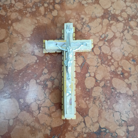 Crocifisso Madreperla Souvenir Gerusalemme