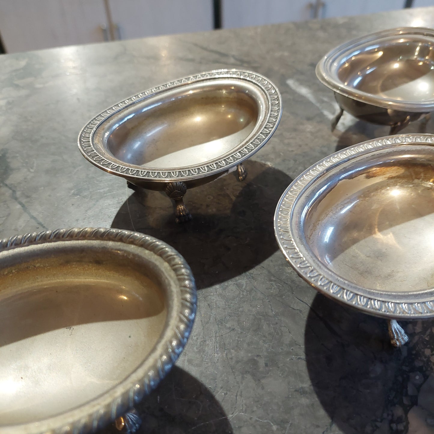 Ciotolina A Barchetta Silverplated St.inglese