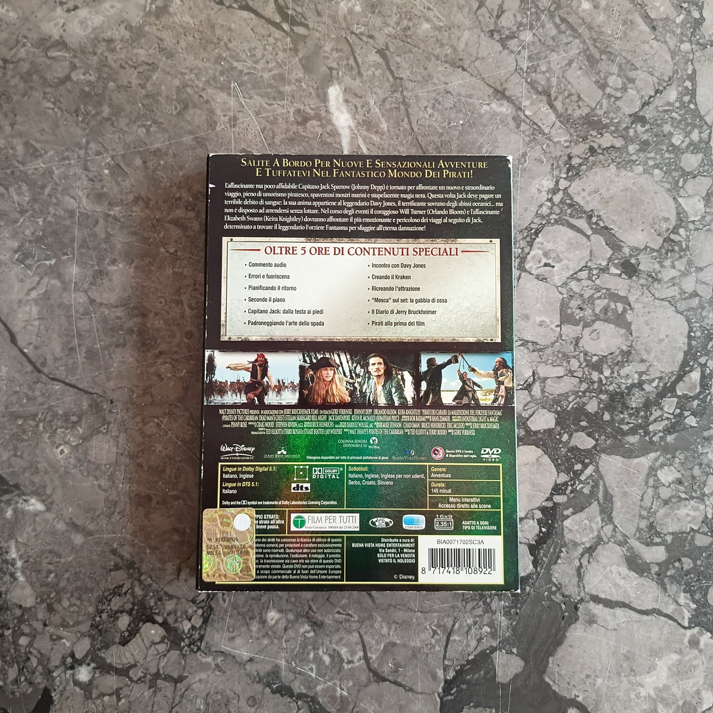 Dvd/la Maledizione Del Forziere Fantasma (2dischi)