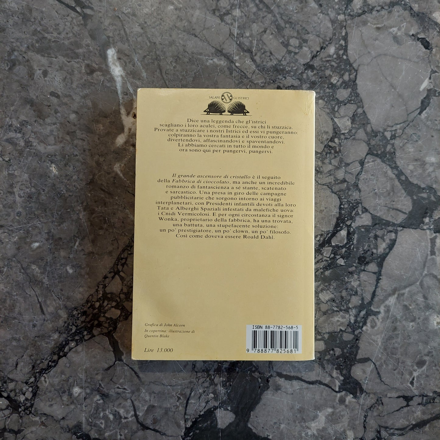 L/il Grande Ascensore Di Cristallo - Roald Dahl
