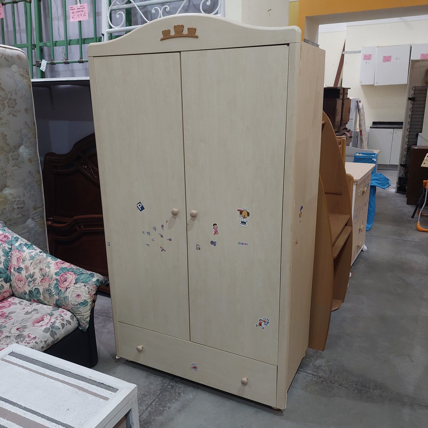 Armadio * Bimbi 2/a 1/c Orsetti Cm106x60x189h