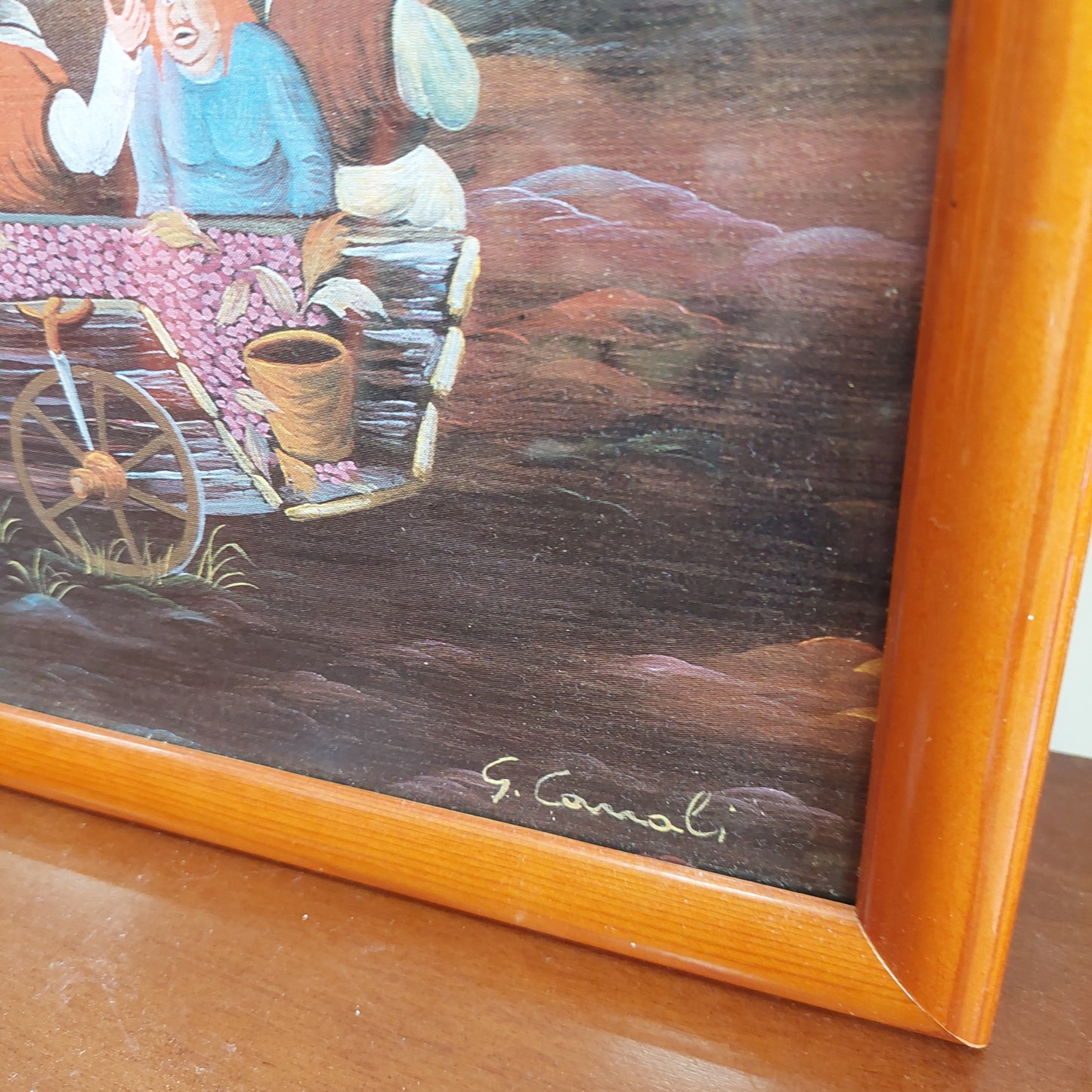 Quadro Stampa Naif G. Canali Cm73x51