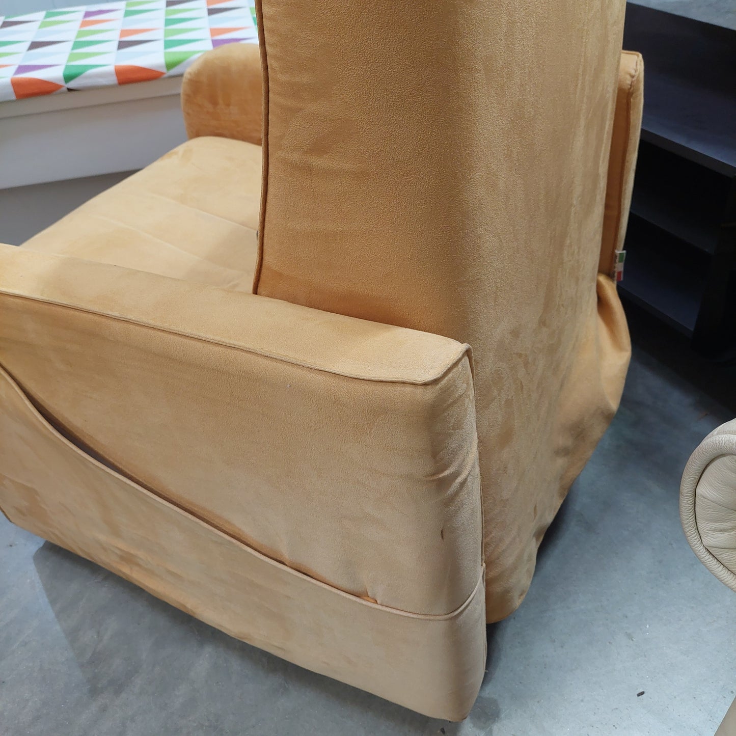 Poltrona Relax Elettrica Giallo Ocra "il Benessere" Tecno System