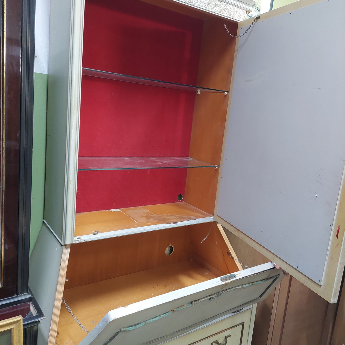 Secretaire * Stile Veneziano 1/a 1/r 2/c Cm100x50x214h