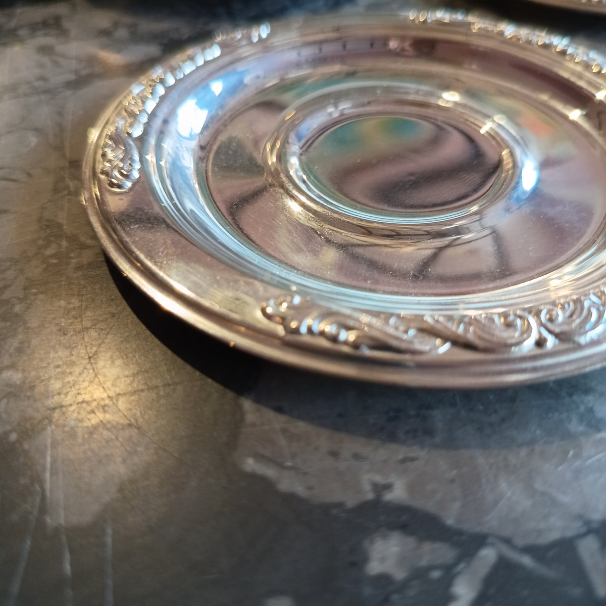Set/6 Sottobicchieri Acciaio Inox