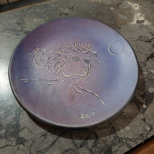Piatto Ceramica La Giara Firmato Patti D27cm