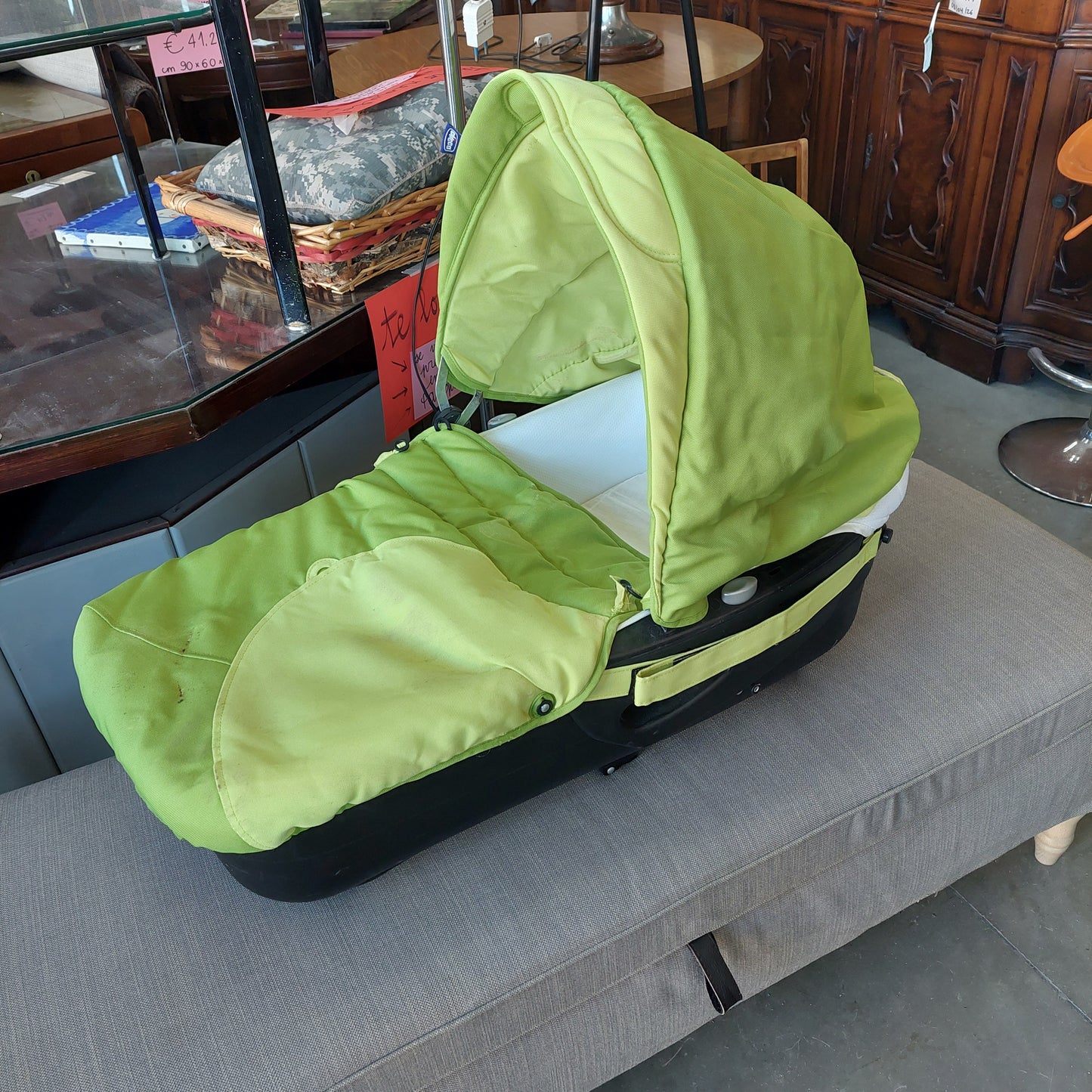 Navicella Chicco Cappottina Verde