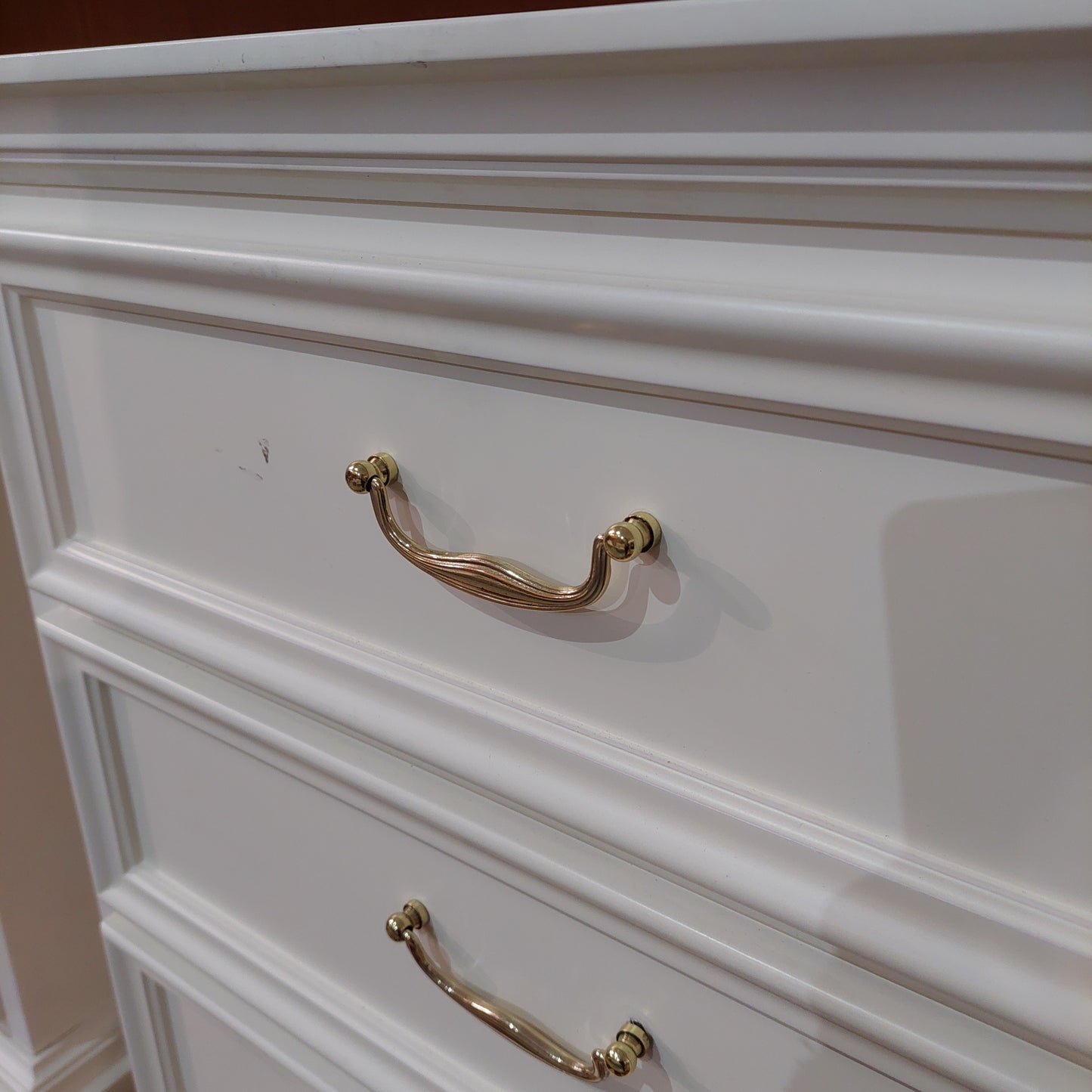 Coppia Comodino Legno Bianco 3/c Cm55x37,5x55h