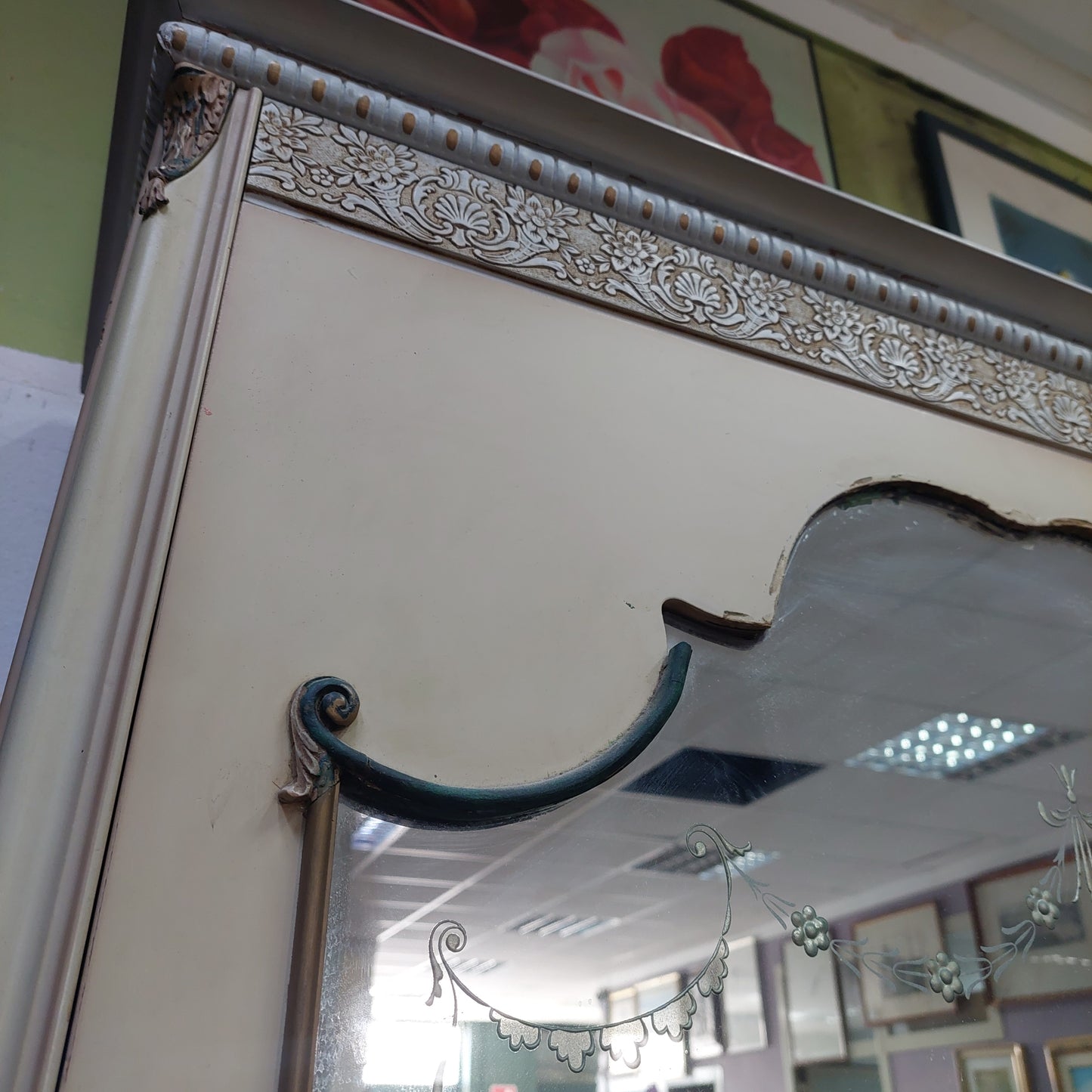 Secretaire * Stile Veneziano 1/a 1/r 2/c Cm100x50x214h