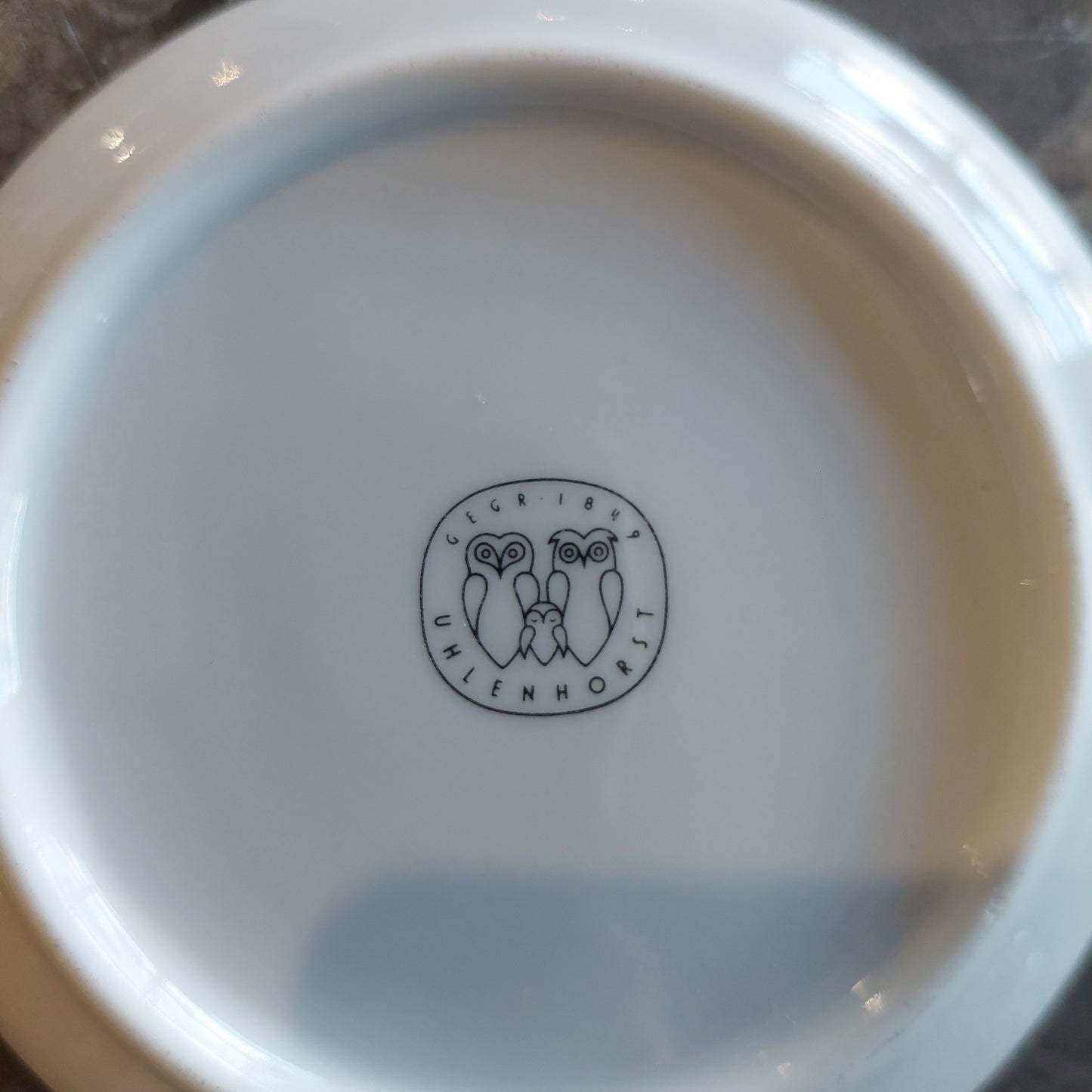 Set/3 Piattini Souvenir Neustadt Holstein Porcellana Gegr 1849 Uhlenhorst