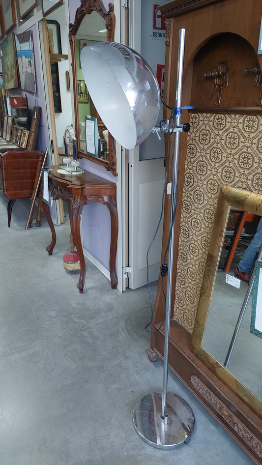 Piantana Metallo Cromato Anni 50 Stile Goffredo Reggiani