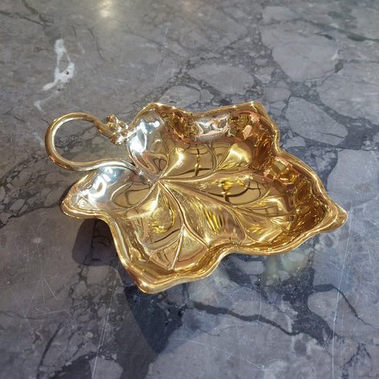 Foglia Silver Plated Dorato Vintage