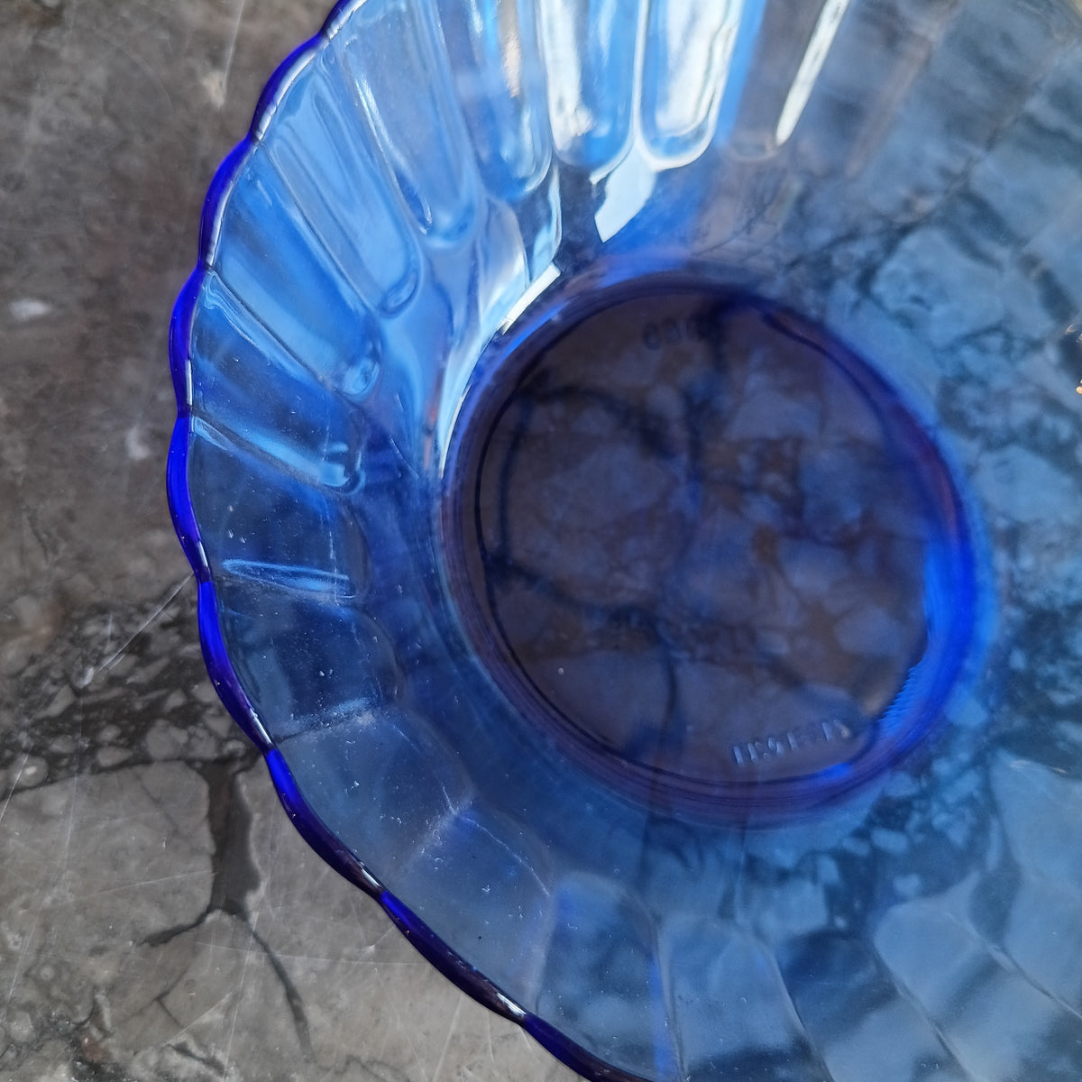 Ciotola Vetro Blu