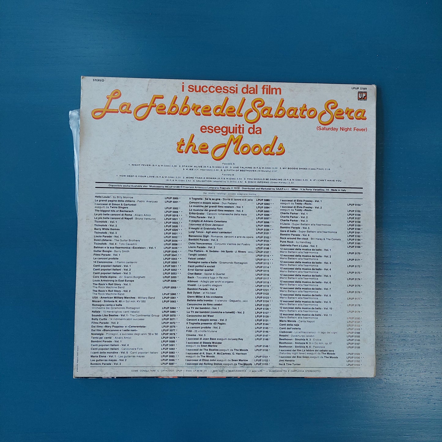 Vinile - – La Febbre Del Sabato Sera - The Moods