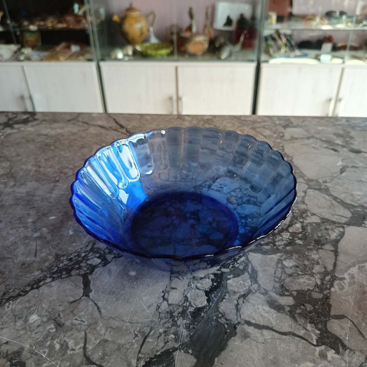 Ciotola Vetro Blu