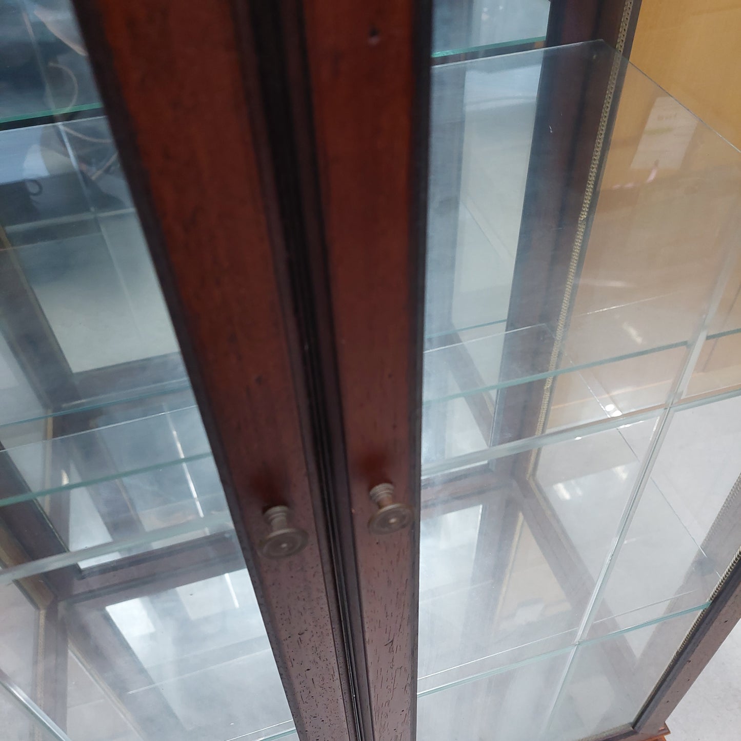 Vetrinetta Bacheca Legno / Specchi Cm55x32x82h